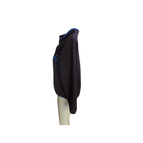 Men's Vintage Brown/Blue Patagonia Snap Button Pocket Pullover Size XL - Picture 4 of 6